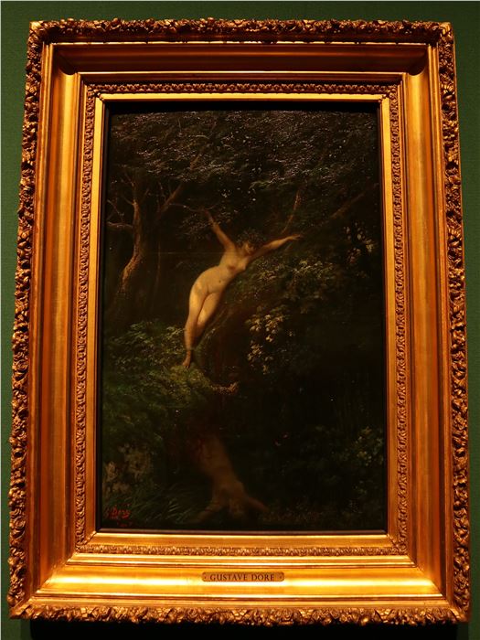 Paul-Gustave-Louis-Christophe-Doré, La Nymphe et la Source, 1868-74, oil on panel. Royal Collection Trust. Photograph by the author. 