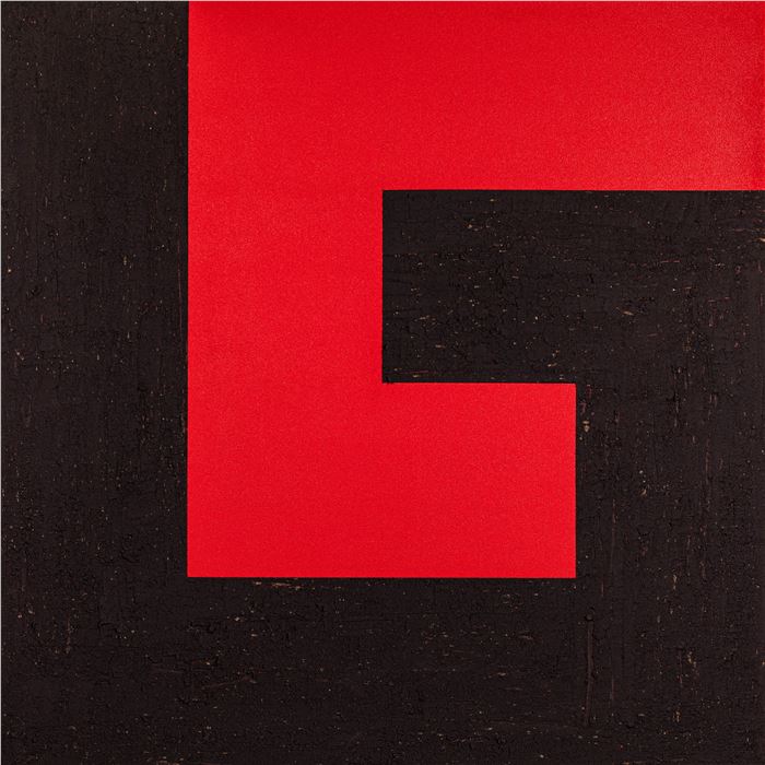 Hüicho! El Comienzo, Acrylic and dirt on canvas, 48" x 48"