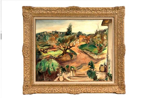 Landscape from the Jarres estate - Achille Emile-Othon Friesz