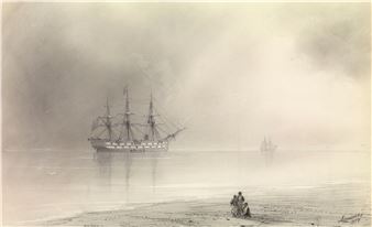 A Ship - Ivan Aivazovsky